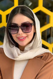 عینک آفتابی زنانه برند شنل رنگ گلبهی کد ۹۰۱۱