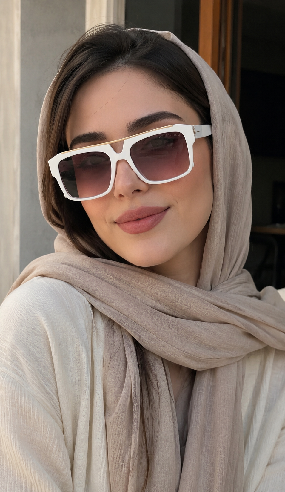 عینک آفتابی زنانه برند لویی ویتون کد ۵۰۸۲